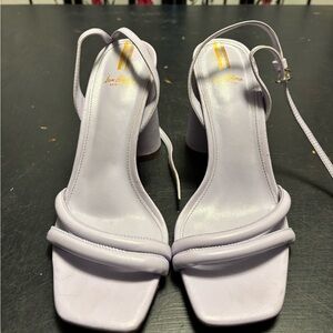 Sam Edelman Lavender Strappy Heels